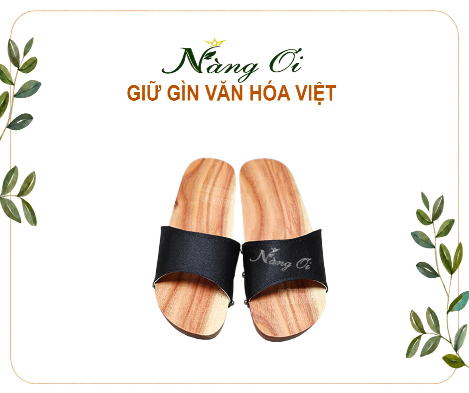 guốc mộc truyền thống phù hơp cho cả nam và nữ
